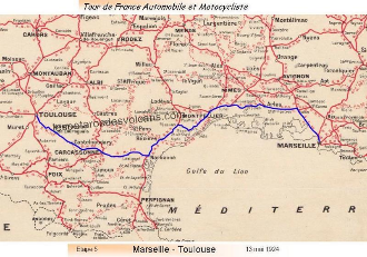 Tour de France automobile et motocycliste 1924 - étape 5