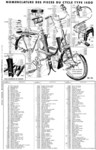 Nomenclature partie cycle type 1400