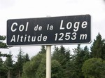 Col de la Loge 1253 m